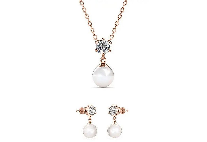 Ella Eisvogel Schmuckset 3-tlg. Pauline: Goldkette & Gold-Ohrringe (österre günstig online kaufen