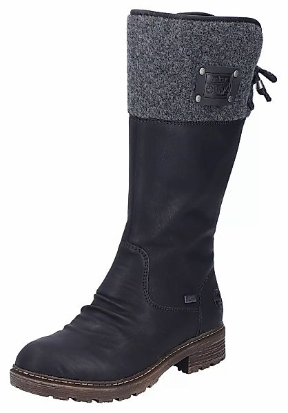 Rieker Winterstiefel, Langschaftstiefel mit wasserabweisender riekerTEX-Mem günstig online kaufen