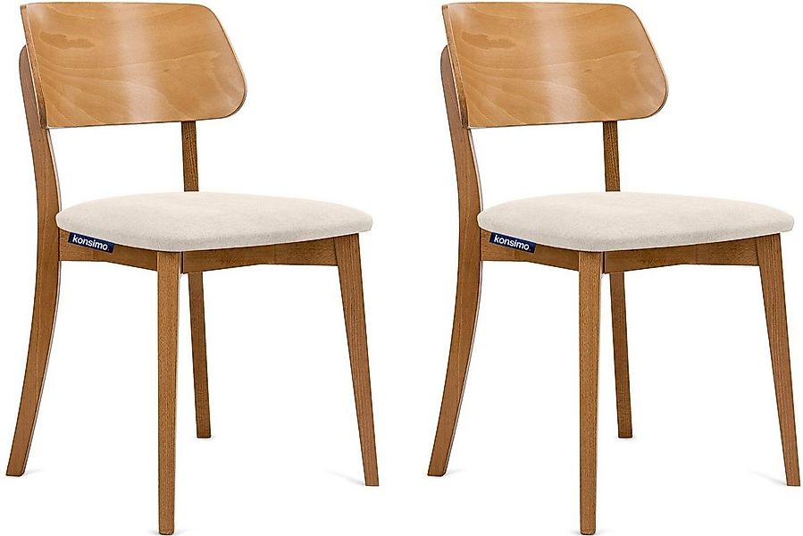KONSIMO® Holzstuhl VINIS Esszimmerstühle, skandinavischer Stil, hergestellt günstig online kaufen