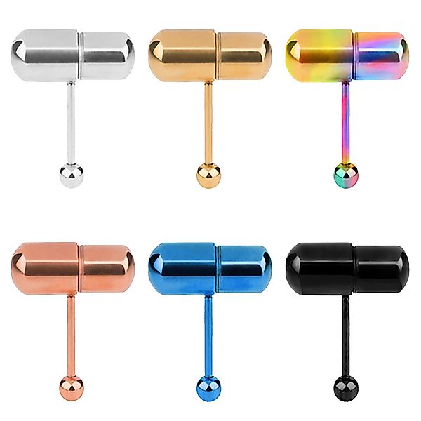 Taffstyle Piercing-Set Zungenpiercing Intim Oral Kugel günstig online kaufen