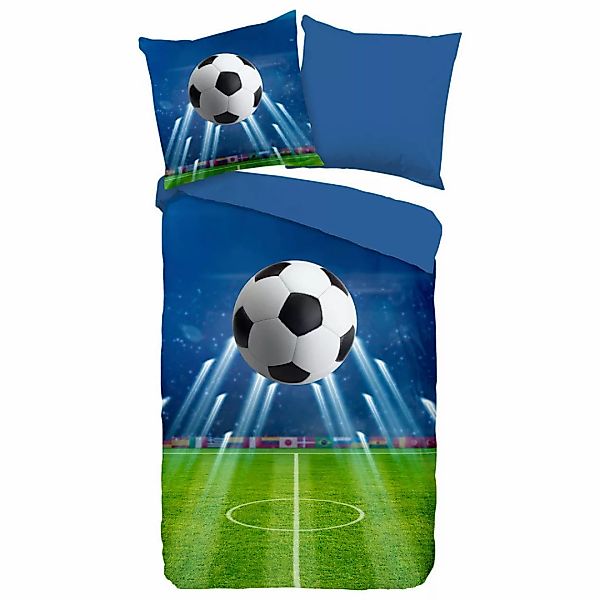 good morning Kinderbettwäsche »Goal«, Baumwolle, 135x200, Reißverschluss, W günstig online kaufen