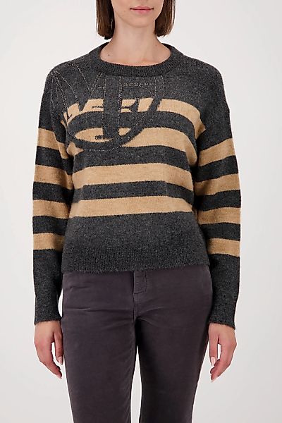 Monari Strickpullover Regular fit mit Rundhalsausschnitt günstig online kaufen
