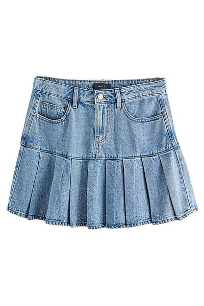 Next Minirock Denim-Minirock mit Falten (1-tlg) günstig online kaufen