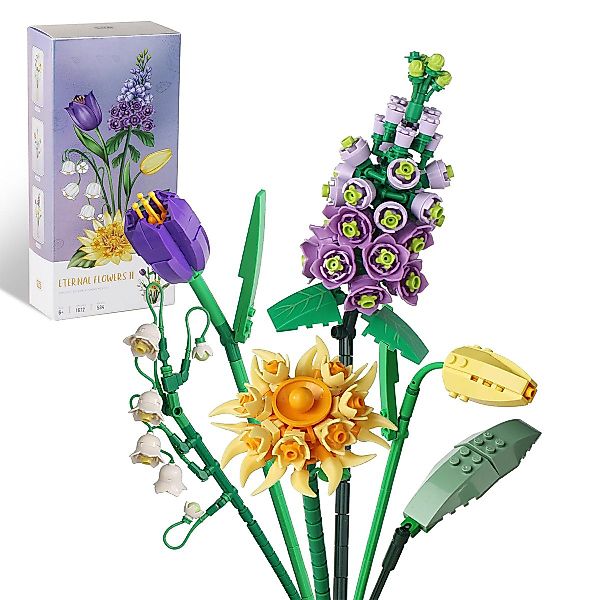 Kunstblumenstrauß Bouquet Building Set 534PCS Spielbausteine günstig online kaufen