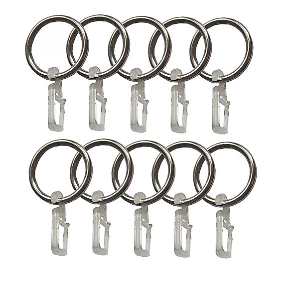 BASIT Gardinenring Metallringe mit Überklipshaken C19, günstig online kaufen