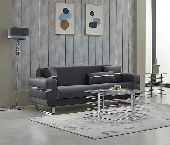 JVmoebel Sofa Dreisitzer Stoffsofa Couch Luxus Polstersofa Sofa 3 Sitzer Gr günstig online kaufen