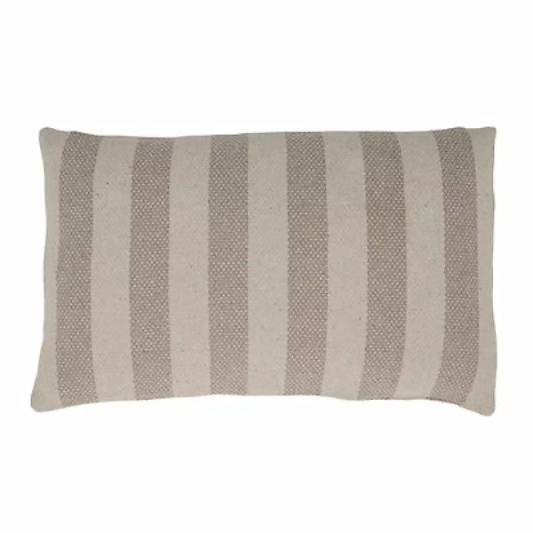 Kissen Eden textil braun / Recycelte Baumwolle - 85 x 50 cm - Bloomingville günstig online kaufen