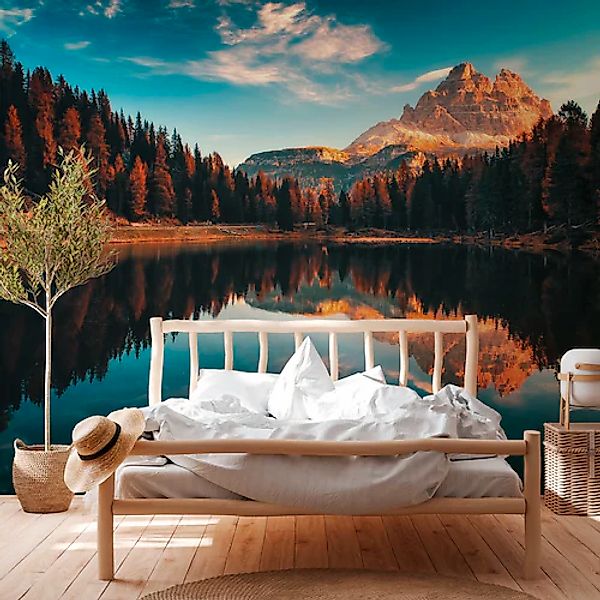 A.S. Création Vliestapete »Fototapete Bergsee Alpen Panorama Herbstlandscha günstig online kaufen