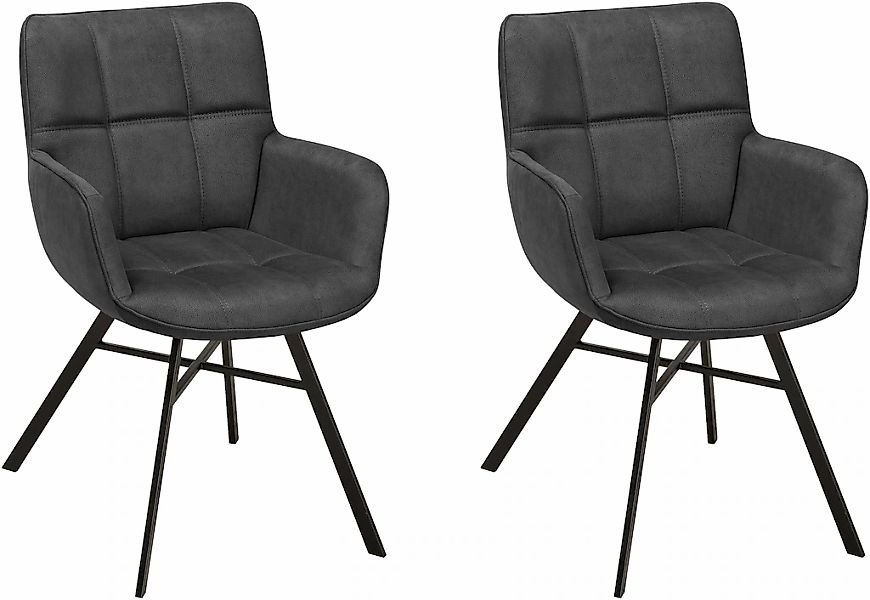 OMG Design Armlehnstuhl "Marcon" (Set) 2 Stk.Esszimmerstuhl, pflegeleichter günstig online kaufen