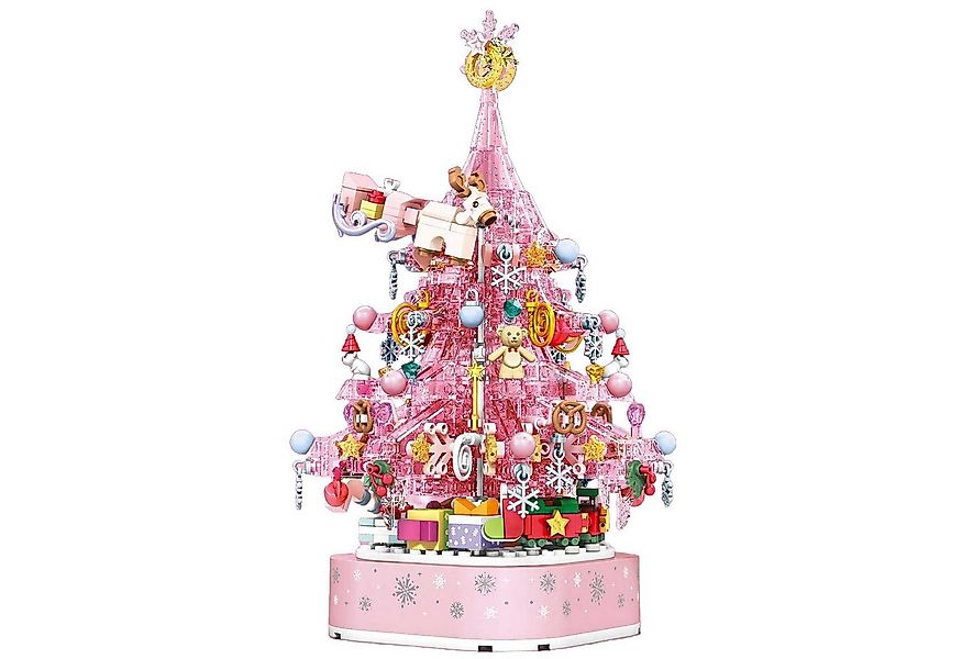 sembo 605024 - Rosa Weihnachtsbaum mit Spieluhr (Sembo) Spielbausteine günstig online kaufen