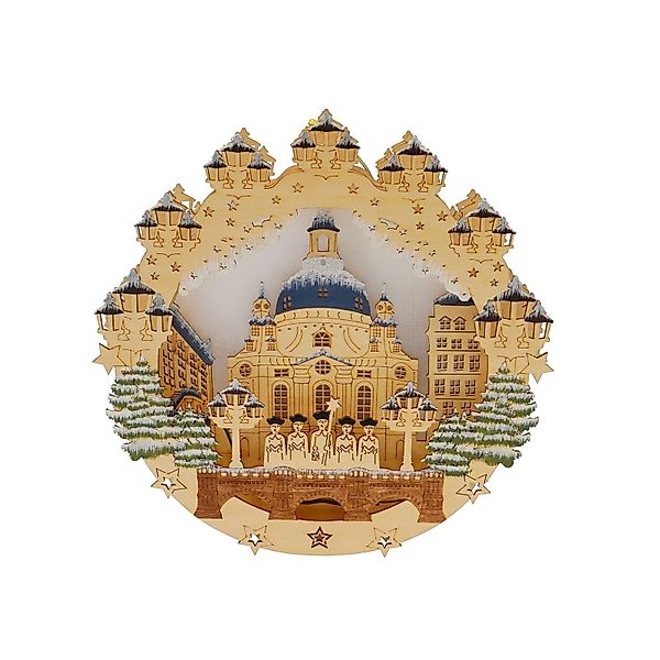 HTI-Living Beleuchtetes Fensterbild LED Fensterbild Dresden günstig online kaufen