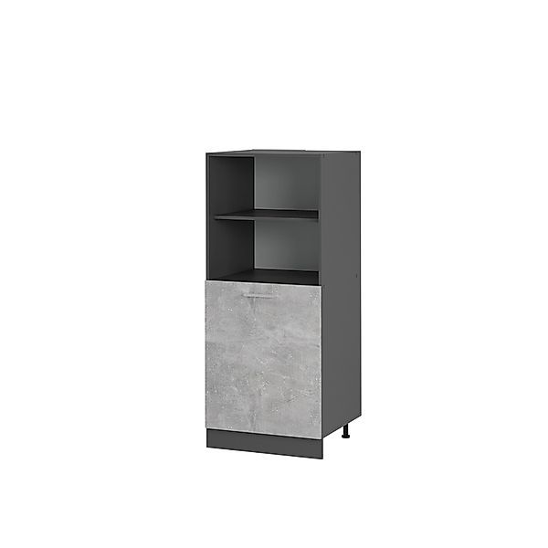 Vicco Herdumbauschrank R-Line Herdschrank Beton 60 cm günstig online kaufen
