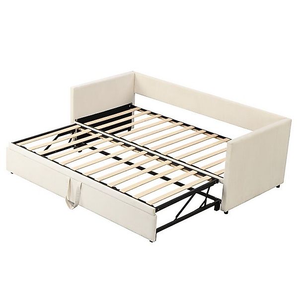 STILVORA Schlafsofa Polsterbett 90×200+180×200 Jugendbett Tagesbett auszieh günstig online kaufen
