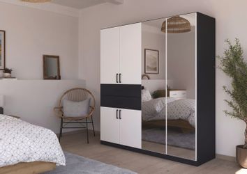 rauch Drehtürenschrank "Maika" mit Spiegel, 2 Schubladen, in verschiedenen günstig online kaufen