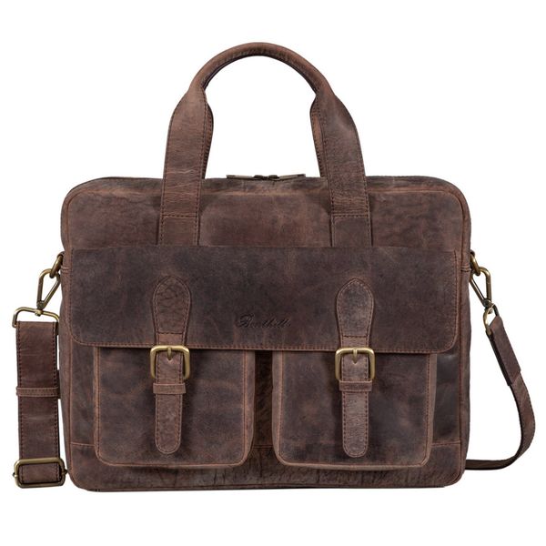 Benthill Aktentasche Echt Leder Laptoptasche Notebooktasche günstig online kaufen