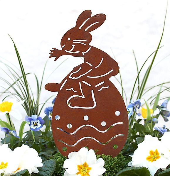 LB H&F Lilienburg Teichfigur Osterhase Hase günstig online kaufen