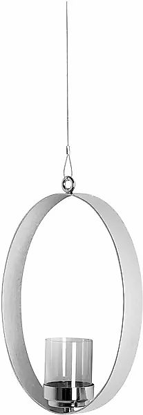 Fink Hängewindlicht »SABINA« Kerzenhalter aus Edelstahl und Glas günstig online kaufen