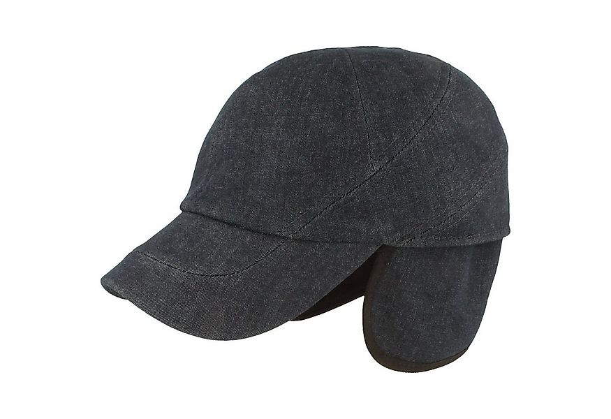 Breiter Baseball Cap Denim Thermolite mit Ohrenschutz günstig online kaufen