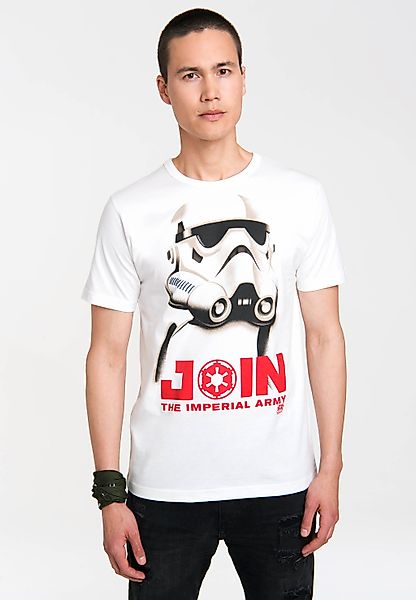 LOGOSHIRT T-Shirt "Star Wars - Stormtrooper" mit Stormtrooper-Aufdruck günstig online kaufen