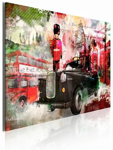 artgeist Wandbild Erinnerungen aus London mehrfarbig Gr. 60 x 40 günstig online kaufen