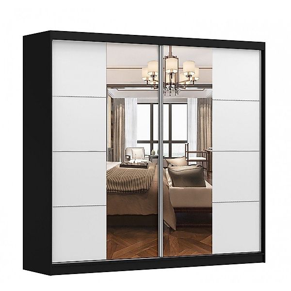 MOEBLO Kleiderschrank BEN 38 (Schwebetürenschrank 2-türig günstig online kaufen