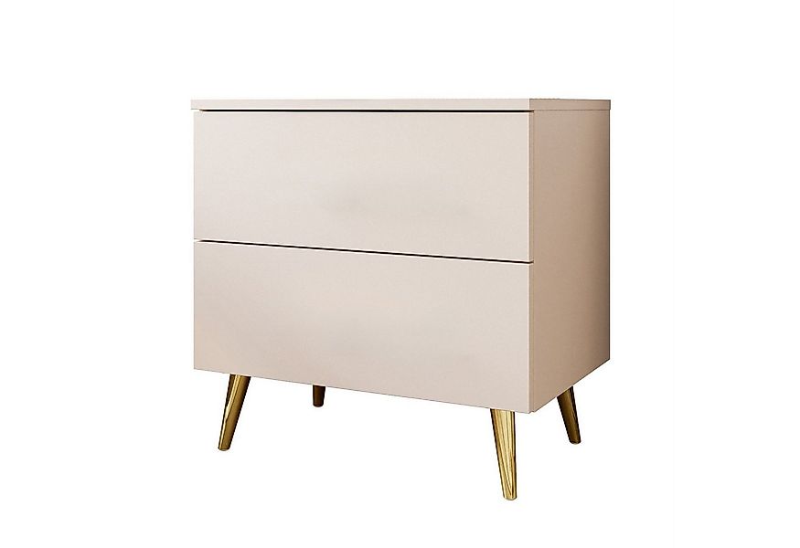 Lookway Nachttisch AURA KASCHMIR mit LED Beleuchtung, Breite: 55 cm günstig online kaufen