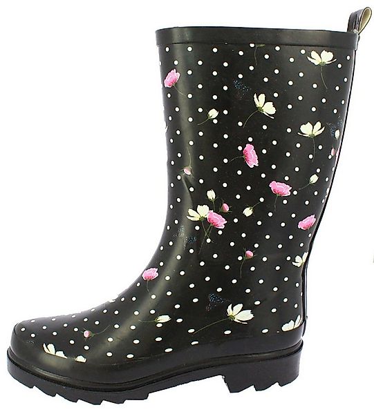 Beck Damen Gummistiefel Blumen- regen Gummistiefel (wasserdichte Stiefel, f günstig online kaufen