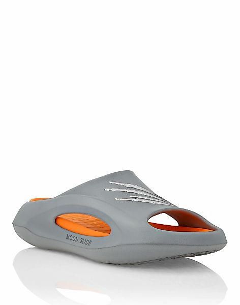 PLEIN SPORT Strandschuh "Flache Gummisandalen" günstig online kaufen