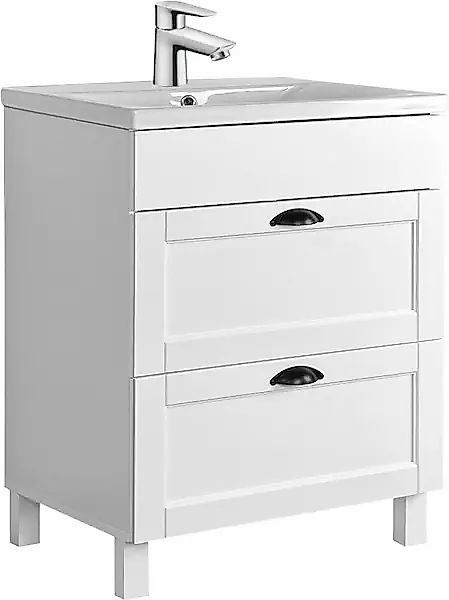 Home affaire Waschtisch »Lede« Set, 2 Stk. tlg. Badmöbel mit 2 Schubladen i günstig online kaufen