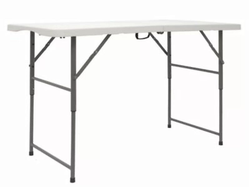 AMANKA Gartentisch M 122x60x74cm Weiß weiß günstig online kaufen