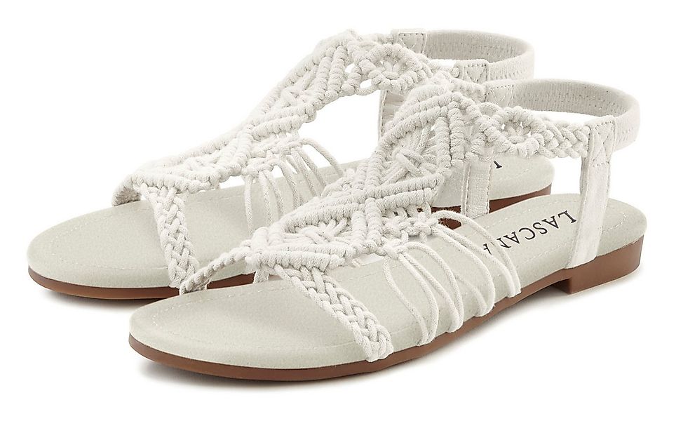 LASCANA Sommerschuh Sandale Sandalette, Sommerschuh mit elastischem Riemche günstig online kaufen