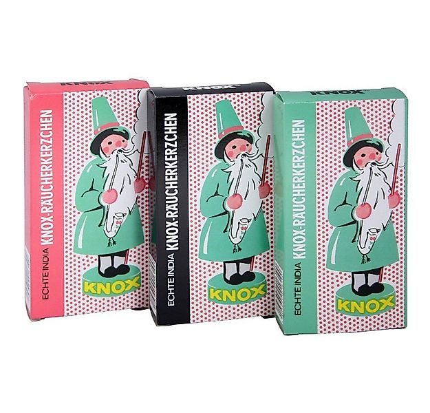KNOX Duftkerze 3er Set Ostalgie: Tannenduft, Weihrauch-Myrrhe, Weihrauch-Sa günstig online kaufen