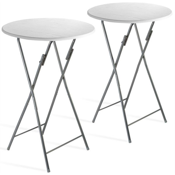 Casaria Stehtisch (2-St), 2x Klappbar 110cm günstig online kaufen