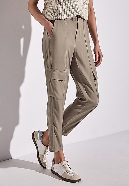 STREET ONE Paperbag-Hose im Cargo-Look günstig online kaufen