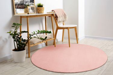 merinos Teppich "Loft 37" rund 16 mm Höhe Kunstfellteppich besonders weich günstig online kaufen