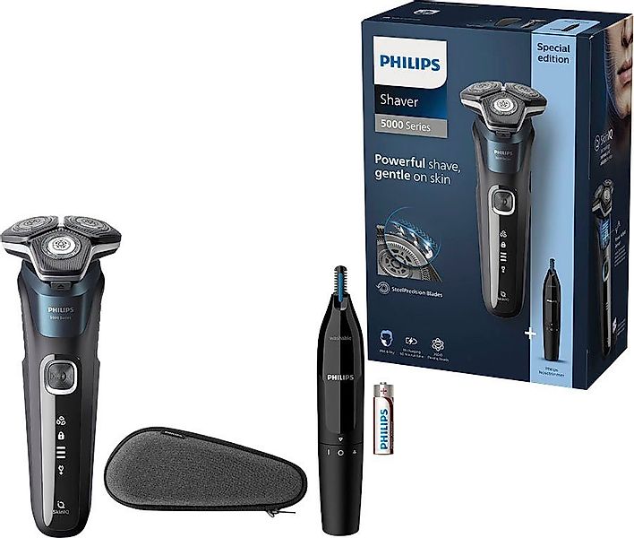 Philips Elektrorasierer Shaver Series 5000 S5889/11, ausklappbarer Präzisio günstig online kaufen
