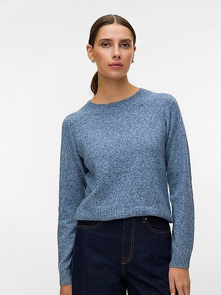 Vero Moda Rundhalspullover VMDOFFY LS O-NECK BLOUSE GA NOOS Materialmix, re günstig online kaufen
