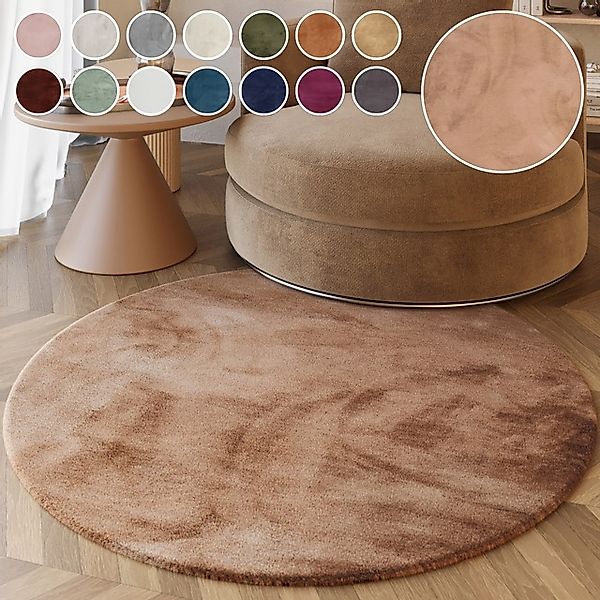 Esprit Hochflor-Teppich "Alice ESP-4377 Kunstfell" rund 25 mm Höhe Kaninche günstig online kaufen