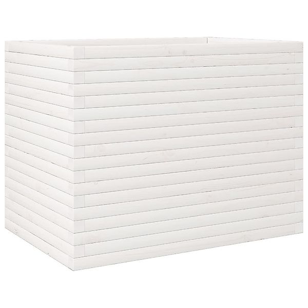 vidaXL Blumentopf Pflanzkübel Weiß 90x60x68,5 cm günstig online kaufen