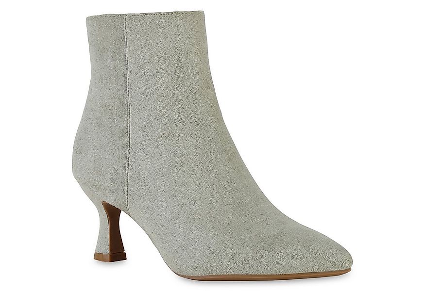 VAN HILL 840599 Stiefelette Damen Klassische Stiefeletten Stiletto Spitze B günstig online kaufen