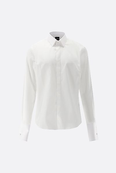 Smokinghemd mit Kentkragen Slim Fit günstig online kaufen