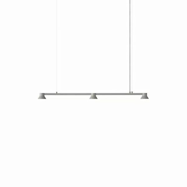 Pendelleuchte Hat Linear Small metall grau / L 115 cm - Normann Copenhagen günstig online kaufen