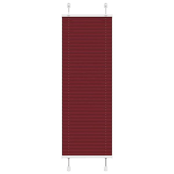 vidaXL Plissee Bordeauxrot 45x100 cm Stoffbreite 44,4 cm Polyester 4015217 günstig online kaufen