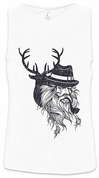 Urban Backwoods Tanktop Odin Hipster Deer Ärmelloses T-Shirt Odhin Fun Nerd günstig online kaufen
