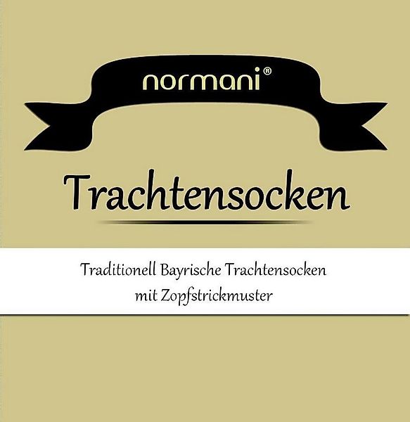 normani Trachtensocken Trachtensocken (1 Paar) Traditionelles Zopfmuster günstig online kaufen