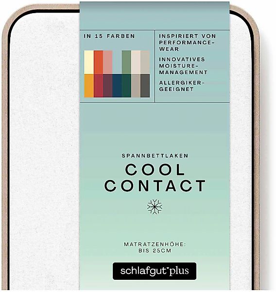 Schlafgut Spannbettlaken »Cool Contact«, 100% gekämmte Mikrofaser günstig online kaufen