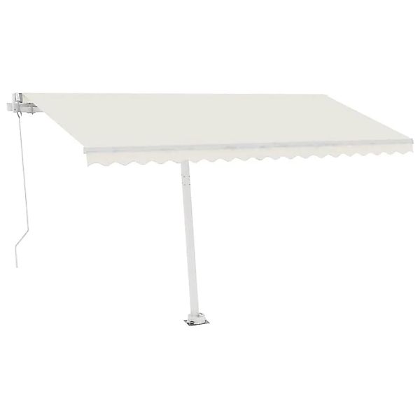 vidaXL Standmarkise Manuell Einziehbar 400x300 cm Creme 3069537 günstig online kaufen