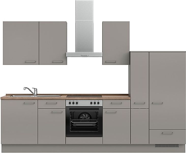 nobilia® Küchenzeile »"Laser I", Ausrichtung wählbar, Breite 300 cm« vormon günstig online kaufen