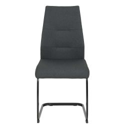 Schwingstühle in Anthrazit und Schwarz hoher Lehne (Set) günstig online kaufen