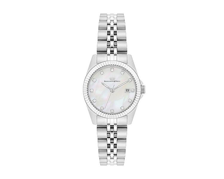 Rhodenwald & Söhne Quarzuhr Cassina silber, Armband aus Edelstahl günstig online kaufen